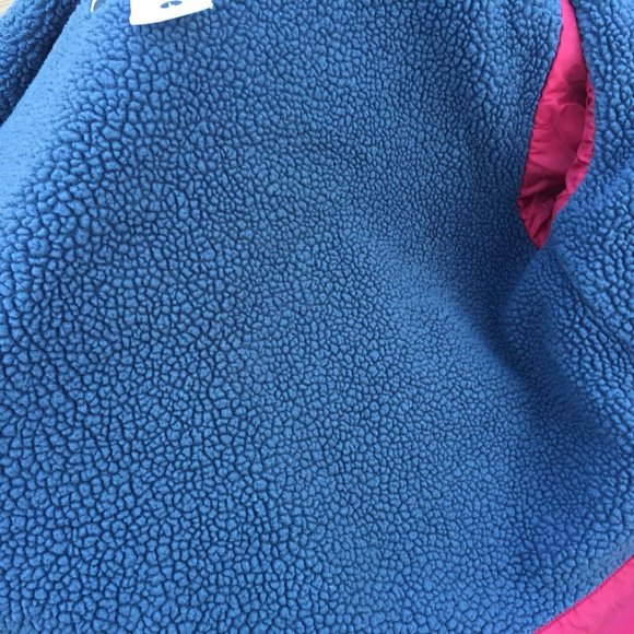 COLUMBIA women's red color warm hoodie jacket size--L - Picture 6 of 6